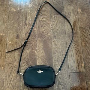 coach black mini purse